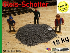 18KG - Gleisschotter 1-3mm Körnung für Spur 1 und G