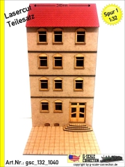 Halbreliefhaus 240mm Wohnhaus - Lasercut