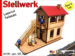 Stellwerk - Spur 0 - Lasercut - Teilesatz 1:45